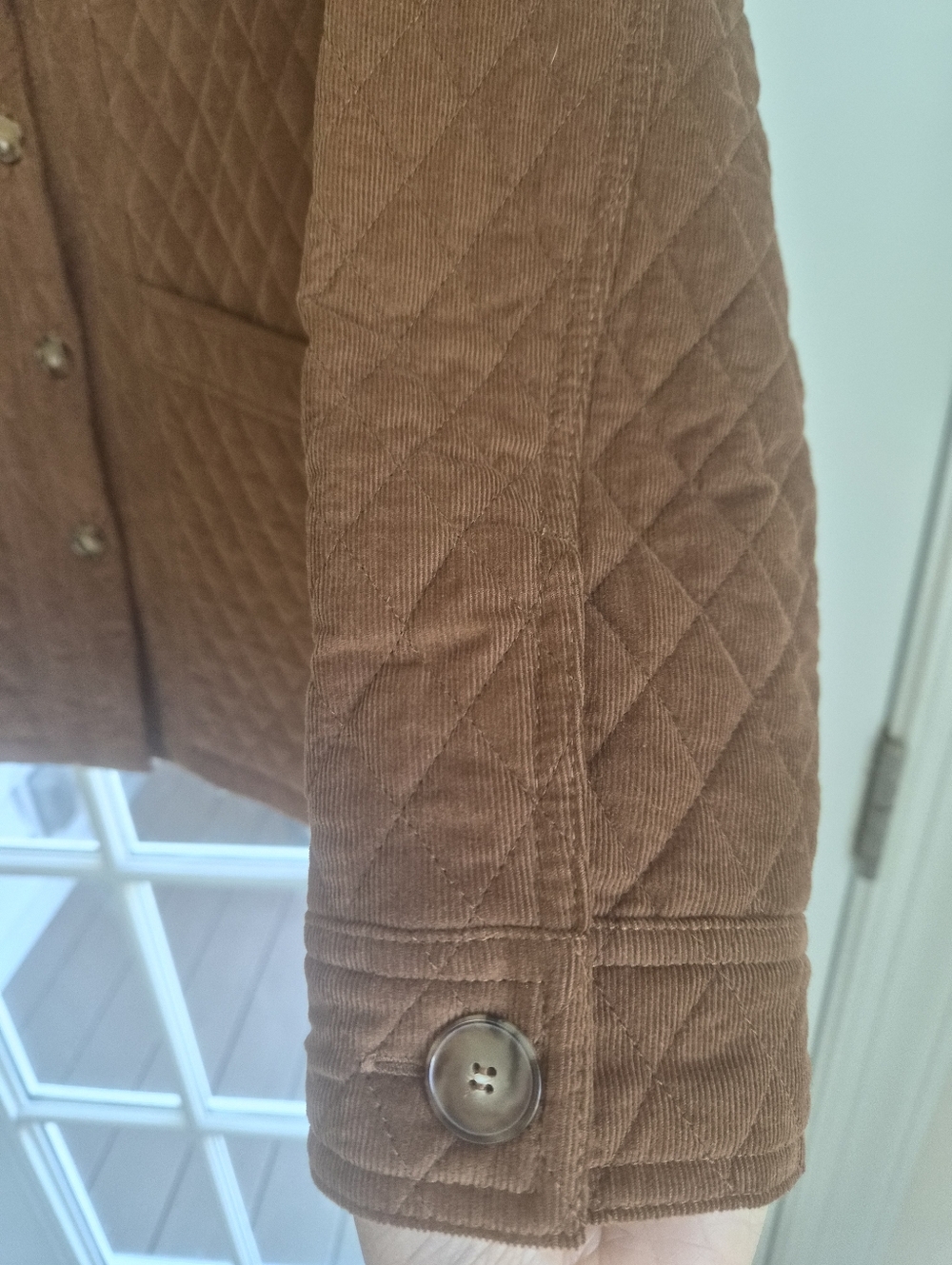 *NWT* [Sezane] Will Jacket In Camel Velvet, Size M - Picture 5 of 10